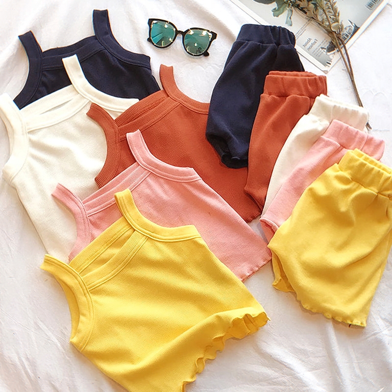 2022夏裝新款寶寶韓版純色