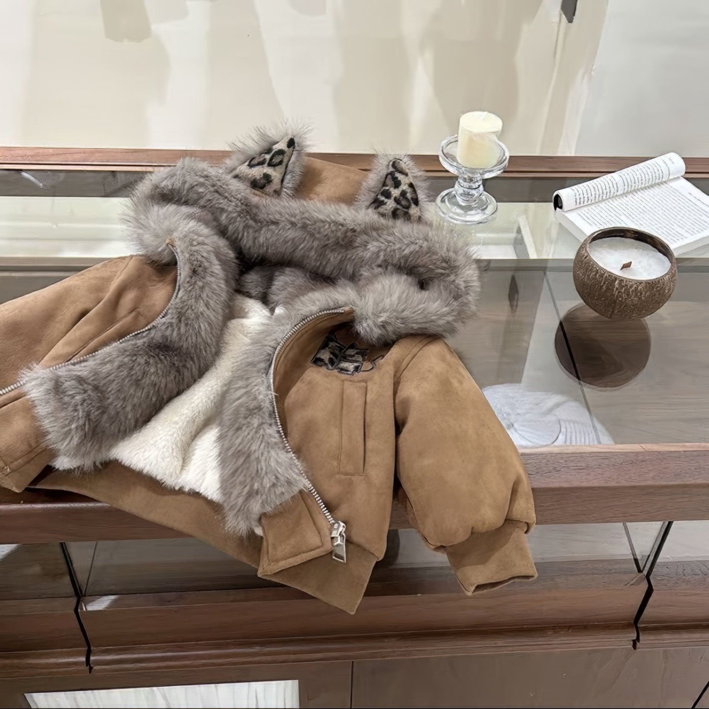 原版实体店品质】年亲子服小恶魔豹纹男女童超萌加绒加厚外套冬装,运动/瑜伽/健身/球迷用品,亲子家庭装,淘宝优惠券,粉丝福利购,淘宝优惠卷