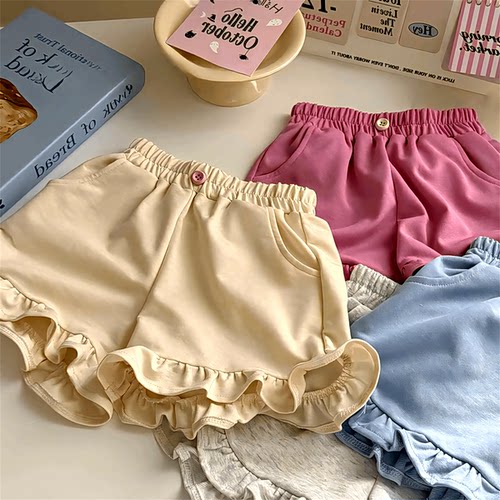 夏天蚊空调款CZ童版2024+-XJP新款热裤中小洋气薄薄防649209款