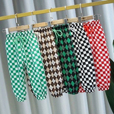 夏季薄款灯笼裤空调长裤防蚊裤男女小童大中小童网红宽松运动裤