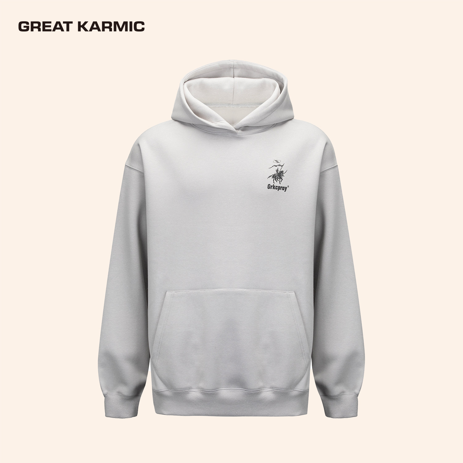 GREATKARMIC 精灵骑士连帽卫衣2025新款美式重磅宽松帽衫春秋GRKC