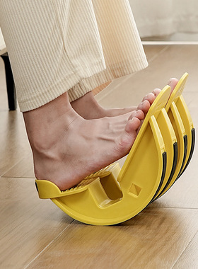 拉伸板斜踏板跟腱拉伸器小腿家用瑜伽健身康复站立平衡拉筋轮