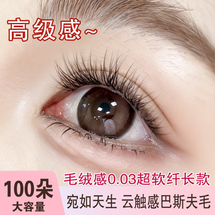 2026新款 素颜 超软免胶昼芙蓉假睫毛自然仿真0.03水貂绒睫毛网红款