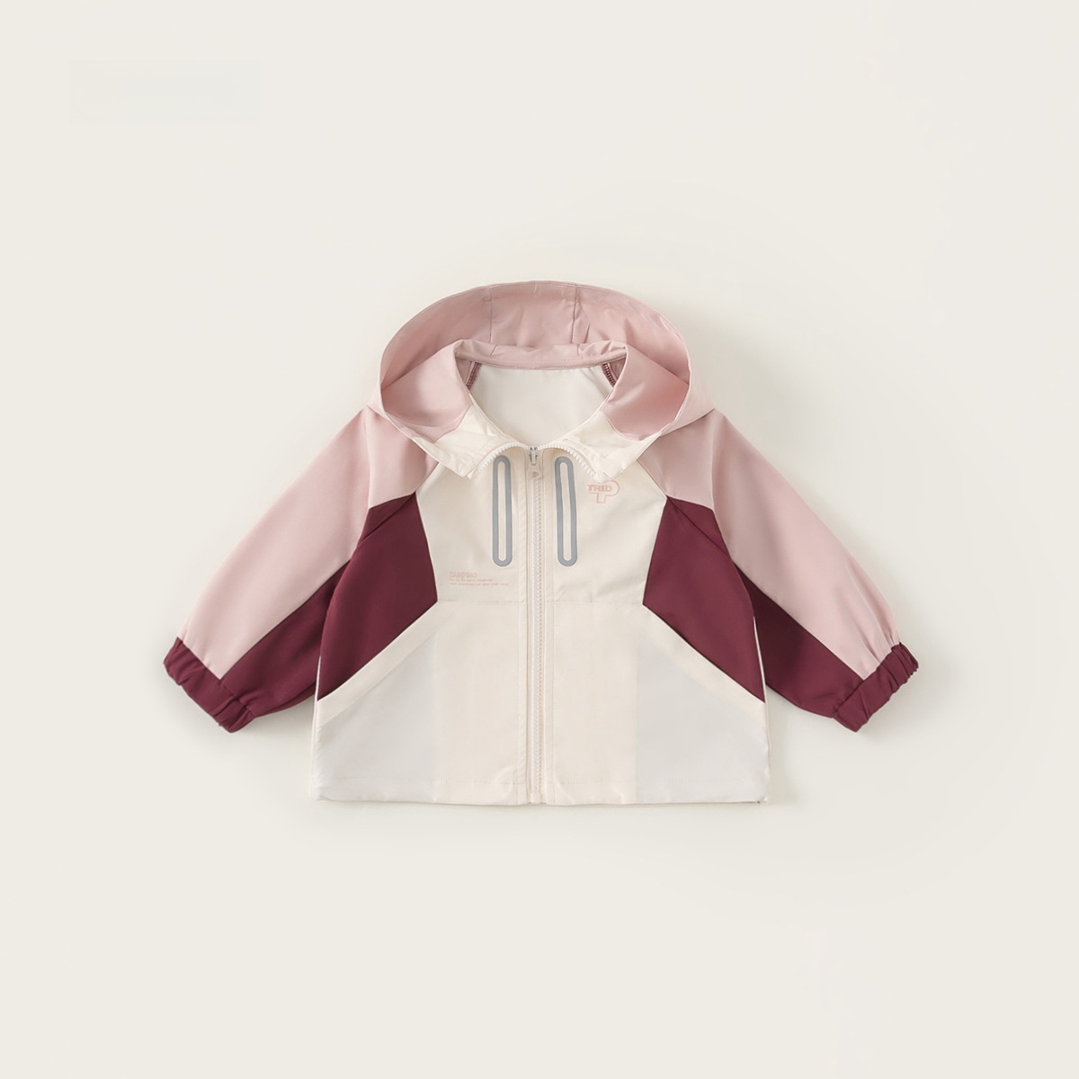 三折品牌新品特价撤柜秋冬2024新款韩版中小童夹克风衣连帽外套