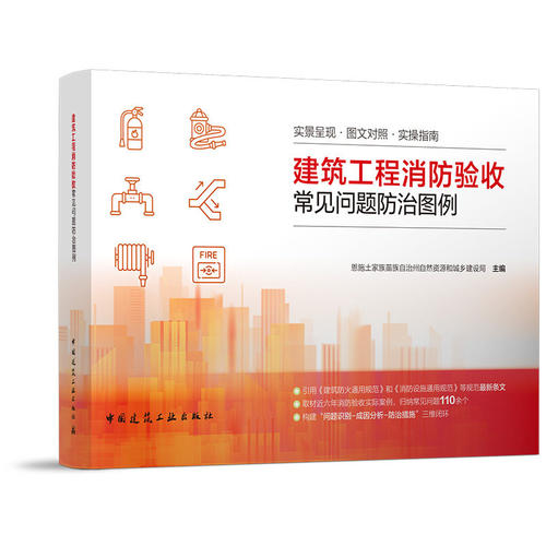 建筑工程消防验收常见问题防治图例 实景呈现图文对照实操指南平面布局建筑防火消防水防排烟系统中国建筑工业出版社9787112322169
