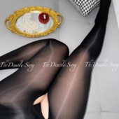 大码 260斤女微胖mm性感黑色油光马油丝袜开档防勾丝夜店蹦迪神器