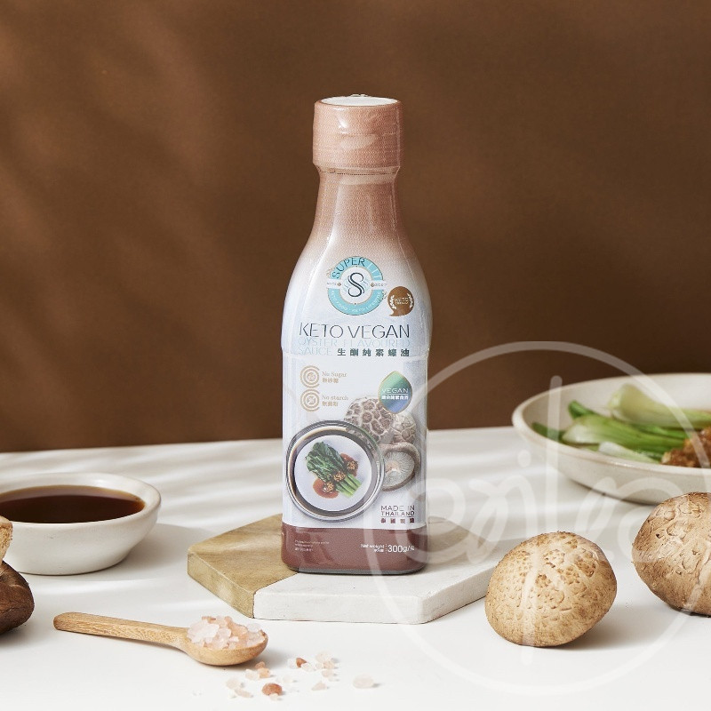 香港代购泰国进口 SUPER LIT KETO 生酮纯素蚝油无添加调味酱300g