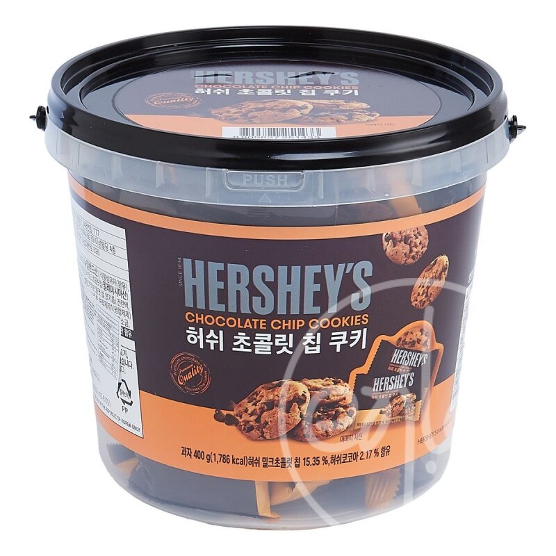 香港购 伴手礼 HERSHEY'S 好时 巧克力曲奇饼干 大桶装 400g