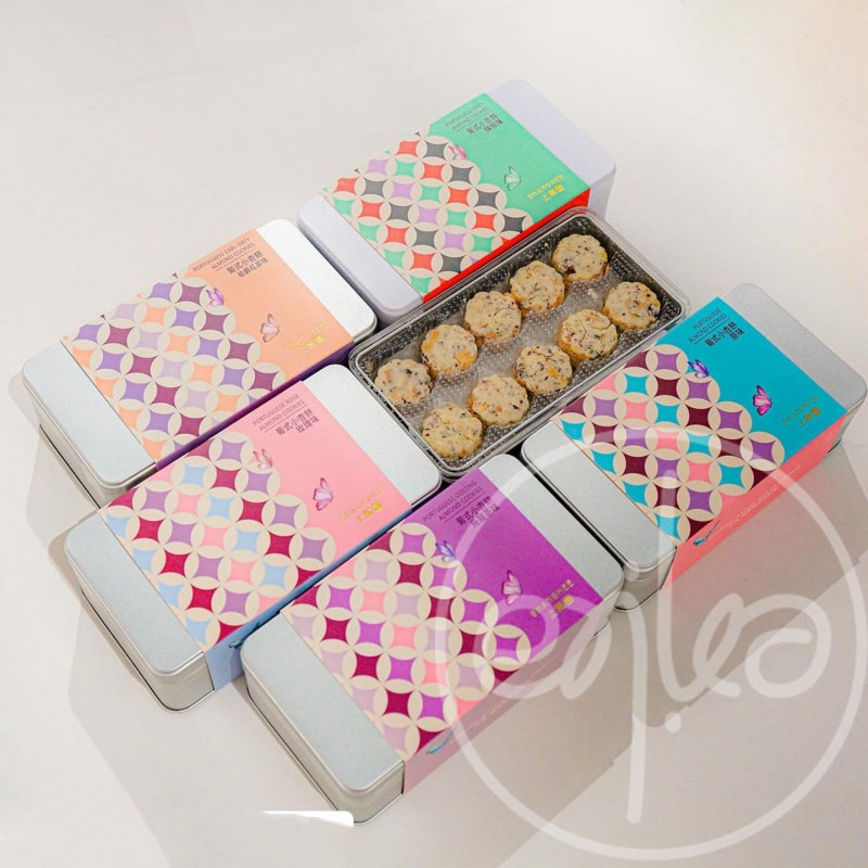 香港代购伴手礼澳门上稀园SHANGHEE葡澳杏仁饼伯爵茶味咖啡原味