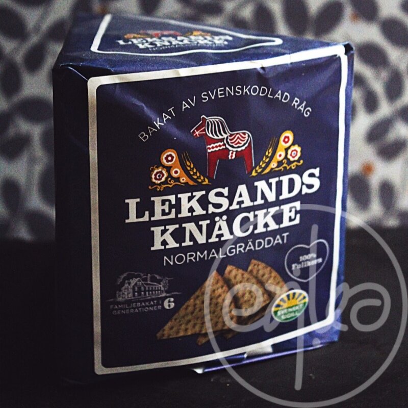 香港购瑞典进口 Leksands烤焗薄脆全麦黑麦饼干休闲健康零食 200g