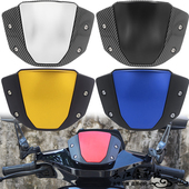 适用九号M95C 小挡风前风挡仪表头罩盖 N90电动车改装 M85C NC90C