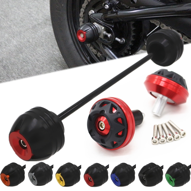 适用雅马哈TMAX560 530 DX SX改装前后轮防摔球铝合金保护块配件