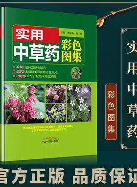 实用中草药彩色图集 张晓燕 谢勇 中国中医药出版社 中药彩色图谱 中草药彩色照片 临床效验方剂原植物图谱