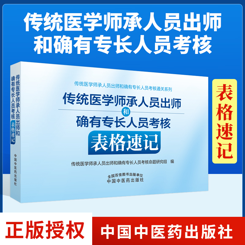 正版传统医学师承人员确有专长