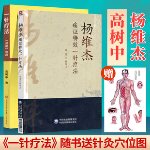杨维杰痛证特效一针疗法+一针疗法灵枢诠用中国医药科技出版社杨维杰高树中中医针灸穴位经络基础应用中医一针疗法董氏针灸学