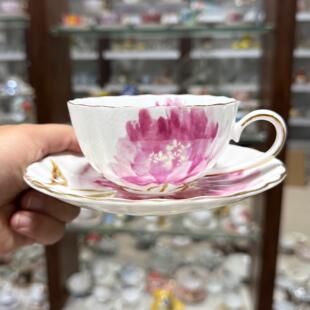 欧式咖啡杯郁金香金边骨瓷杯子水杯英式骨瓷咖啡杯套装下午茶杯具