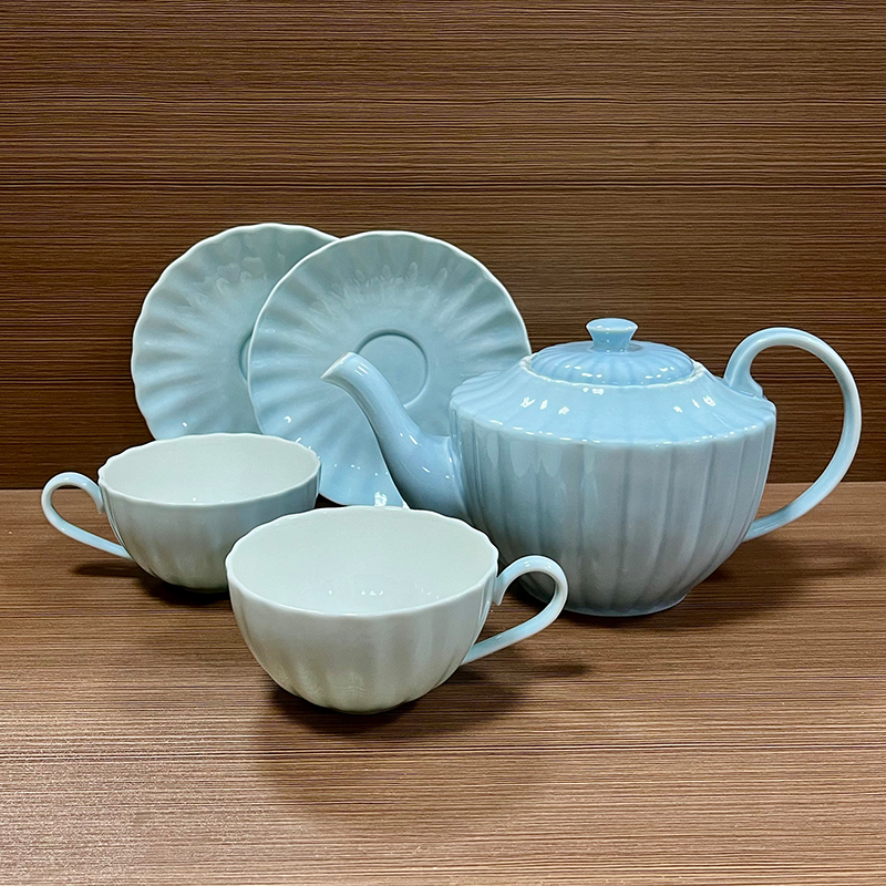 sixth kiln英式下午茶茶具骨瓷咖啡杯碟 ins风陶瓷欧式咖啡具套装