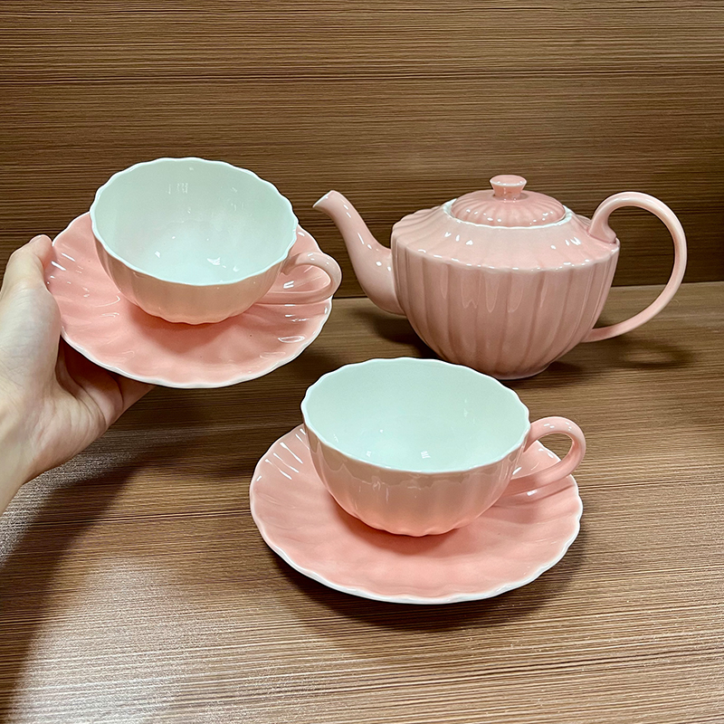 sixth kiln英式下午茶茶具骨瓷咖啡杯碟 ins风陶瓷欧式咖啡具套装