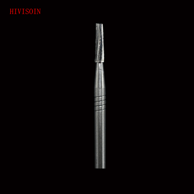 美国进口高速钨钢车针HP低速钨钢车针截锥裂沟加长型牙花针6支