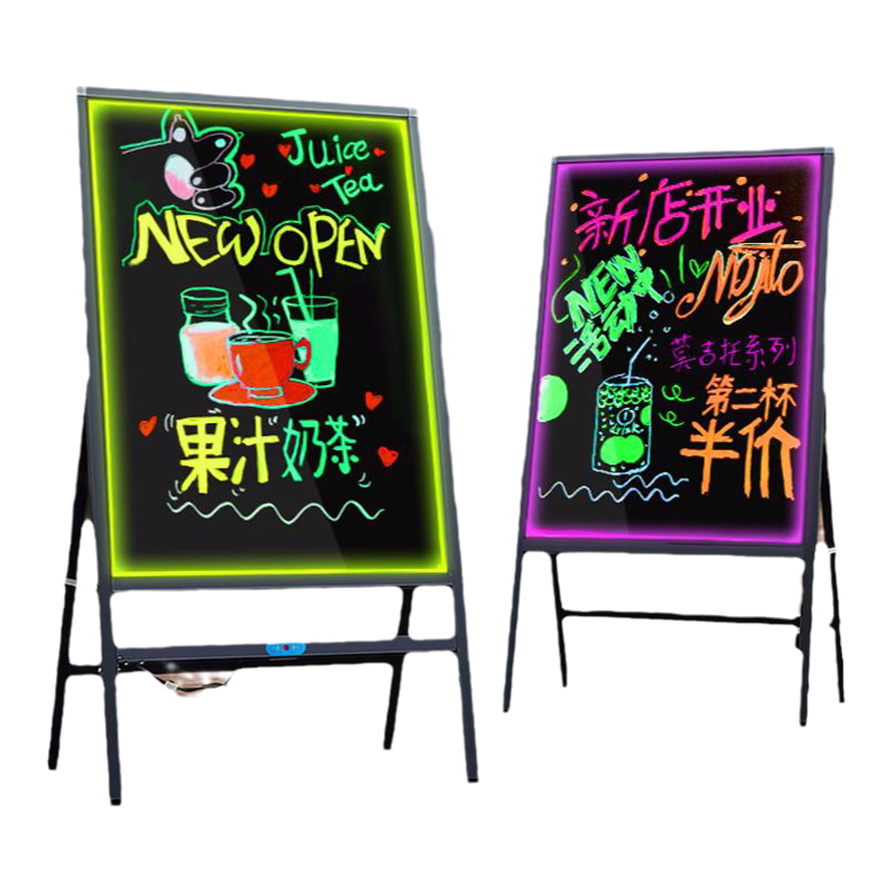 广告牌展示牌摆摊发光荧光板