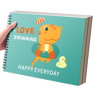 a4儿童空白图画本加厚线圈幼儿园画画纸绘画美术本小学生画画本一年级画图素描本马克笔专用本子画纸涂鸦画册