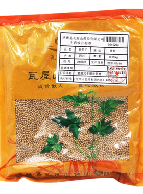 炒芥子瓦屋山药业中药饮片