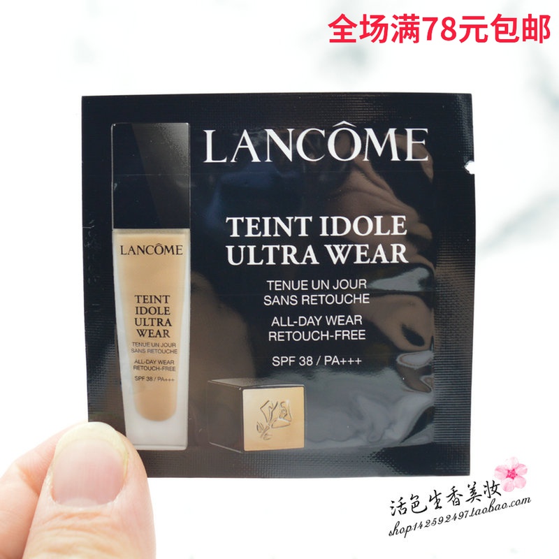 专柜小样兰蔻持妆轻透粉底液1ml片装P0-01控油轻薄持久遮瑕清透|msdalam kategori Alat solek/minyak wangi/kecantikan, Makeup/krim - dari Buy2taobao.com untuk memberikan perkhidmatan ejen Taobao profesional membeli