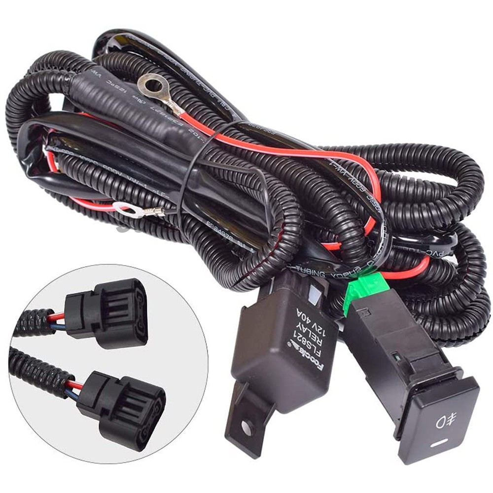 HIACE200系 配件 适用于丰田通用 4型 5型 PSX26W小开关雾灯线束