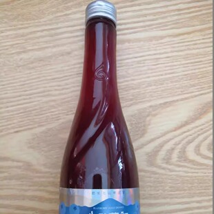 林源春 心动蓝颜 蓝莓汁饮料300毫升玻璃瓶 吉林长白山网红果汁