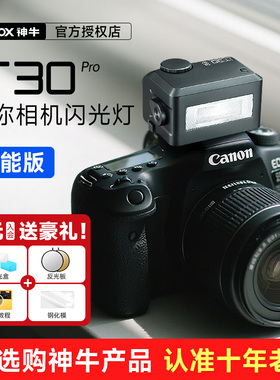 【佳能版】Godox神牛iT30Pro迷你TTL闪光灯 适配佳能相机R7 / R8 / R10 / R100 / 600D /80D 机顶闪热靴it30