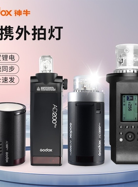 神牛AD100/200/300/400/600/1200PRO外拍灯闪光灯便携高速同步佳能尼康索尼富士奥林巴斯补光灯系统室外手持