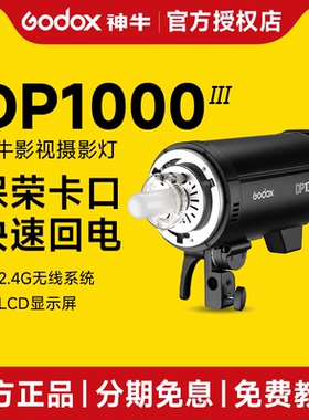 神牛DP1000WIIIDP1000IIIV闪光灯无线引闪拍照打光灯静物美食拍摄补光灯摄影灯室内人像套装影视灯摄影棚设备