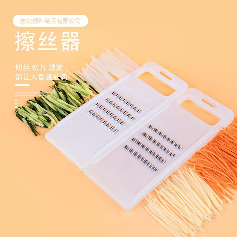 土豆丝擦丝器厨房小工具胡萝卜切片器手动刨丝器多用护手切菜器图片