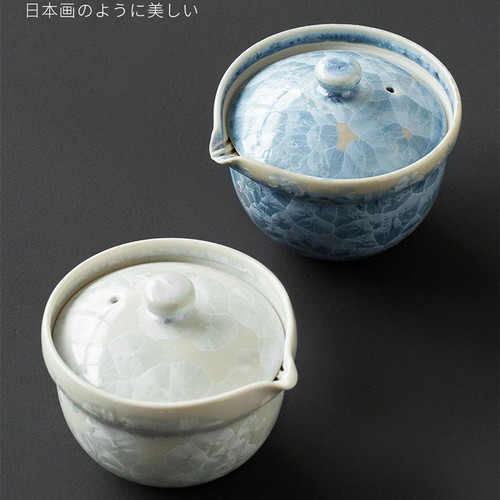 日本进口清水烧陶瓷茶壶盖碗茶具