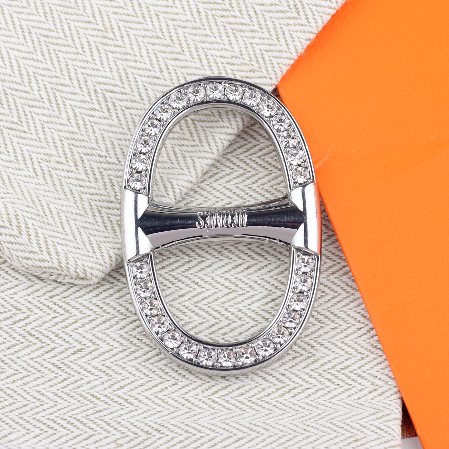 欧美法式丝巾扣高档百搭高级感奢华围巾适用于爱马仕方巾打结配饰