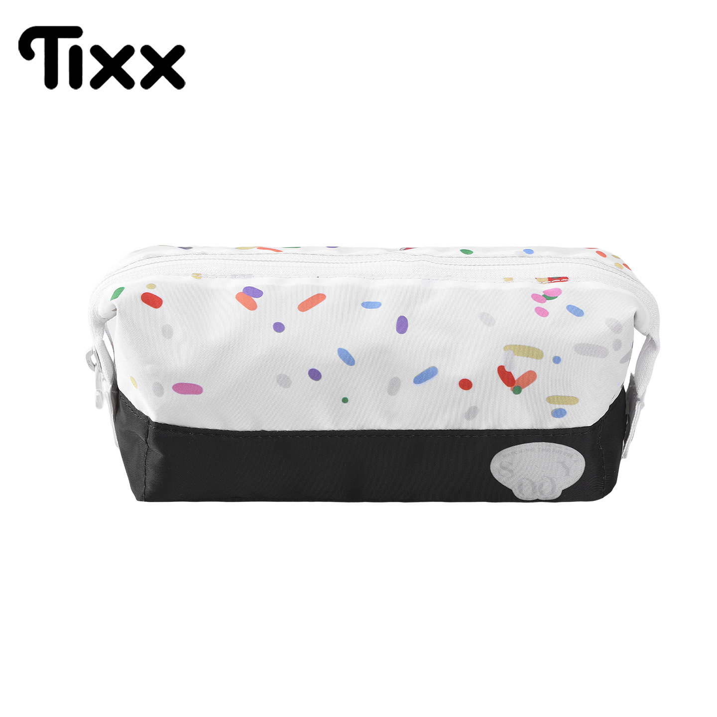 TIXX彩条笔袋高颜值学生文具盒