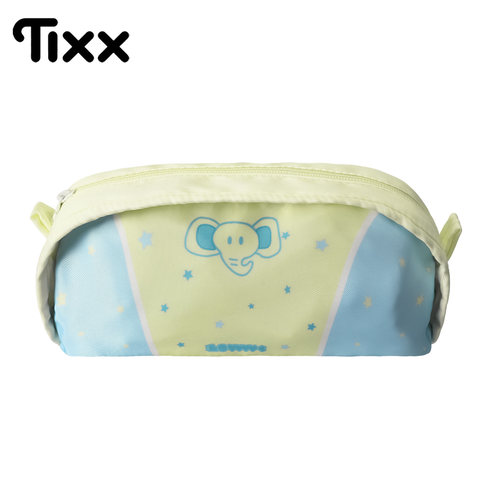 TIXX提叉叉 x TURNUP奶油系蓝色笔袋初中女生ins文具袋推荐文具盒