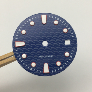 配件29mm表盘代用精工改装夜光字面适配2813 2836机芯