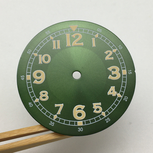 配件30mm盘代用精工改装表盘夜光字面适配8215 机芯 ED1