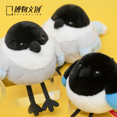 物文创啾儿毛绒小鸟发声玩偶