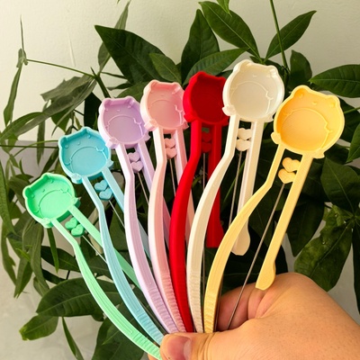 豆帮手 拼豆笔 豆针笔长镊子夹子工具猫抓铲拼豆辅助工具豆铲小蛙