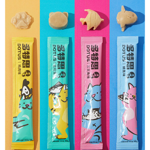 多特思成猫幼猫湿粮猫条鱼油美毛互动补水无添加100支整箱囤货装