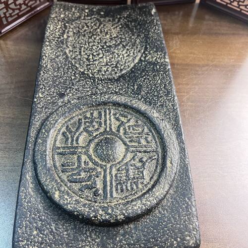 长乐仿古摆件老物件古典中国风仿古祥云干泡台艺术禅意造景底座