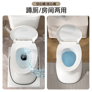 新拼接仿真防滑移动马桶孕妇老人便携式 厕凳坐便器改马桶专用舒适