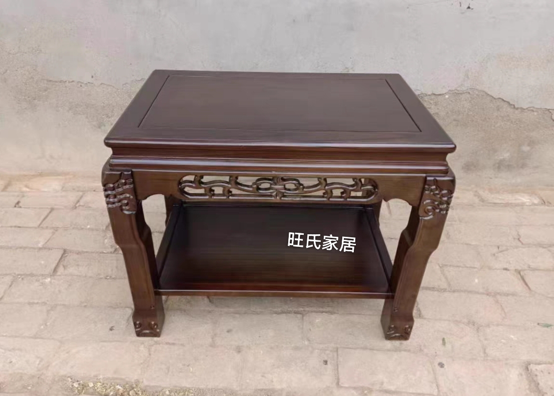 花架实木超承重盆景架鱼缸架奇石桌工艺品底座木质仿古置物架客厅