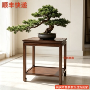 实木花架方几边几桌子客厅沙发鱼缸架奇石桌小茶几角几盆景架中式