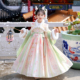 拜年服儿童古装 汉服女童2025新款 过年服 冬装 新中式 冬新年服装 唐装
