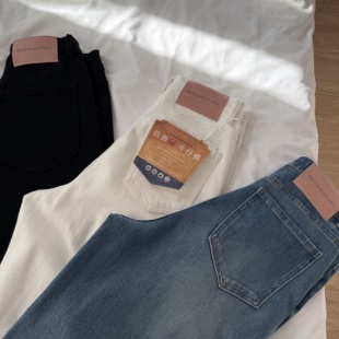 2026春上新 女装 胖mm显瘦四面弹牛仔阔腿裤 200斤大码 _921 长裤