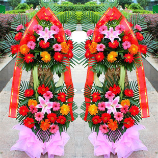 博兴县博城六路天元购物广场银座商城金鹰中心开业花篮庆典乔迁