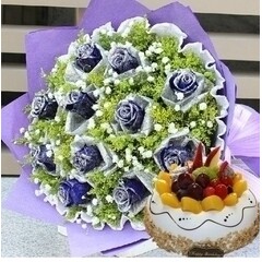邢台任泽区世嘉乐购广场任城镇任县汽车站玫瑰生日蛋糕鲜花店同城